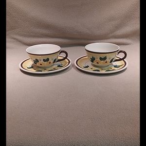 Vernonware Cups And Saucers